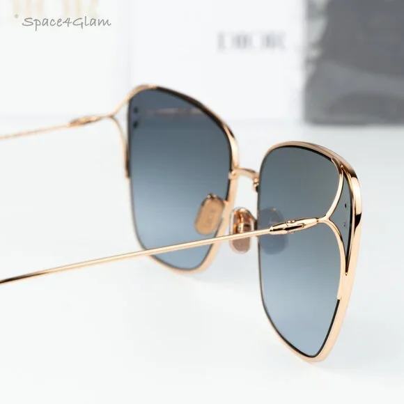 Dior Women Sunglasses Rose Gold Grad Blue Butterfly MISSDIOR  display picture 3